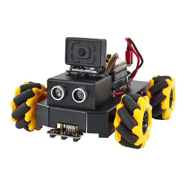 Yahboom 全方向ホイール AI インテリジェント ロボット キット ESP32 カメラ アプリ...