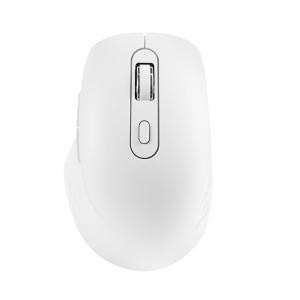 ワイヤレス マウス 無線マウス Bluetooth 5.2 + 2.4Ghz 作業用 超低遅延 Type-C充電式 戻る/進むボタン 軽量 65g 左