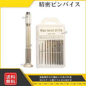 ピンバイス 精密 穴あけ 10本 セット クラフトツール