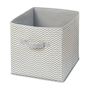 InterDesign クローゼット 収納 ケース 持ち手付き 箱 ボックス Chevron トープ ナチュラル 04281EJ