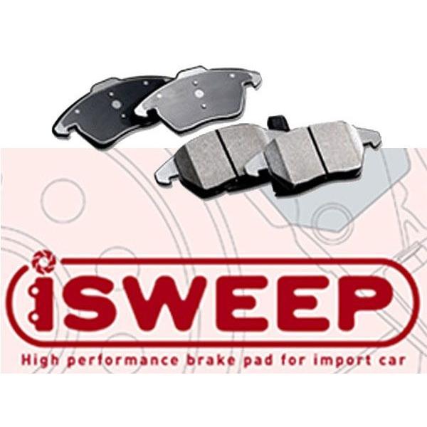 iSWEEPブレーキパッド IS2000 SF1290 フロント用 ゴルフ7R/GTI Perfor...