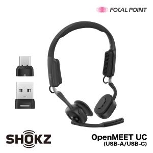 Shokz OpenMeet UC USB-A ワイヤレスヘッドホン Amazon.com: SHOKZ New OpenMeet UC - Open-Ear Bluetooth
