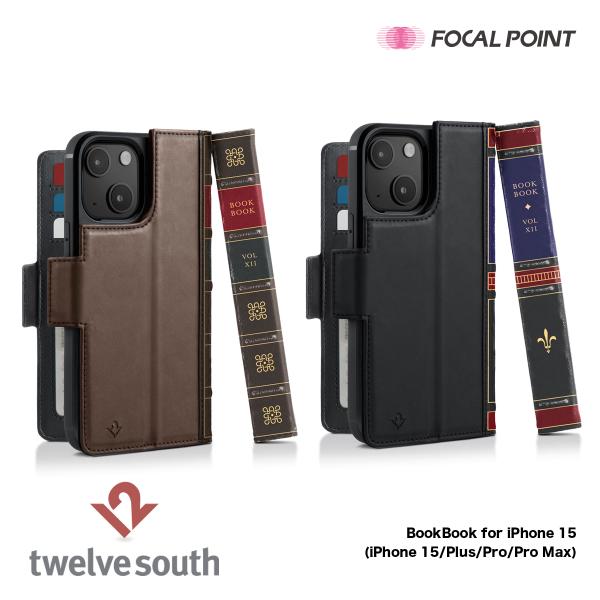 Twelve South BookBook for iPhone 15シリーズ 手帳型 スマートフォ...