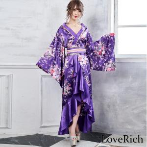 花魁 着物ドレス キャバドレス コスチューム ...の詳細画像1