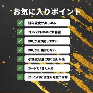 財布 メンズ 二つ折り プエブロレザー 日本製...の詳細画像2
