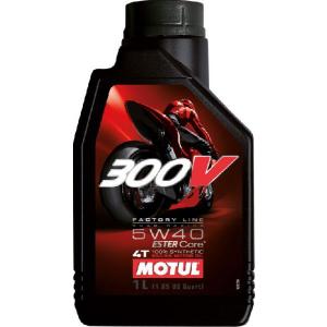 MOTUL（モチュール） 300V Factory Line Road Racing 5W40 1L バイク用100%化学合成オイル (正規品)｜foglio