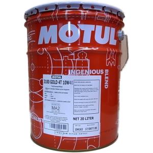 MOTUL（モチュール） 3100 GOLD 4T 10W40 20Lペール缶 バイク用化学合成オイ...