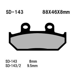 Vesrah（ベスラ） ブレーキパッド SD-143 オーガニック SDレジンパッド