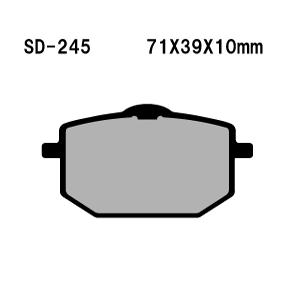 Vesrah（ベスラ） ブレーキパッド SD-245 オーガニック SDレジンパッド｜foglio