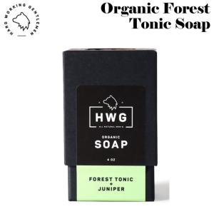 HARD WORKING GENTLEMEN 石けん Organic Forest Tonic Soap ハードワーキングジェントルマン せっけん 角質除去 保湿 手洗い オーガニック メンズ｜follows