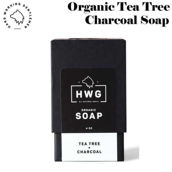 HARD WORKING GENTLEMEN 石けん Organic Tea Tree &amp; Char...