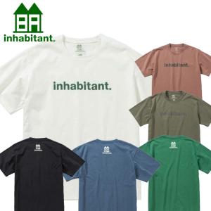 24-25 インハビタント inhabitant Tシャツ メンズ レディース Basic Logo T-shirts ISM24LS10 Tシャツ 半袖 ロゴ スノーボード スケボー｜follows