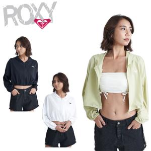 2024 ROXY ロキシー PLAYA CROPPED ラッシュガード ZIP UPパーカー RLY242043 ジップ パーカー サーフィン 海 海水浴 プール｜follows