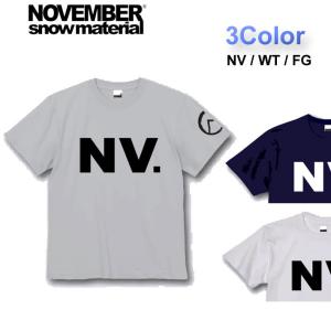 NOVEMBER ノベンバー スノーボード COTTON T-Shirts NVMK-T 49 50 71 コットン Tシャツ 半袖 アパレル ユニセックス｜follows