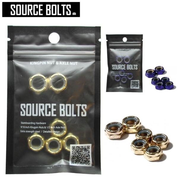 SOURCE BOLTS ソース ボルト KINGPIN NUT ＆ AXLE NUT キングピンナ...