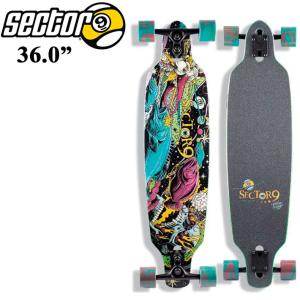 SECTOR9 セクターナイン FRACTAL BATTLE 36.0インチ CARVING サーフスケート オフトレ 陸トレ スケートボード SK8