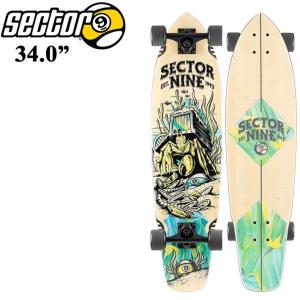 SECTOR9 セクターナイン FORTUNE FT. POINT 34.0インチ CRUISER サーフスケート オフトレ 陸トレ スケートボード SK8