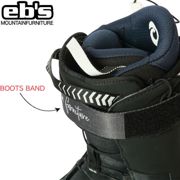 23-24 eb&apos;s BOOTS BAND 2個セット 4300806 スノーボードブーツ用バンド ...