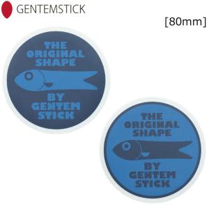 GENTEM STICK ゲンテンスティック ORIGINAL SHAPE FISH STICKER 80mm ステッカー スノーボード ステッカー 30 31