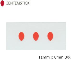 GENTEM STICK ゲンテンスティック RED BALL DIECUT STICKER SMALL 11mm×8mm ダイカットステッカー スノーボード ステッカー 45