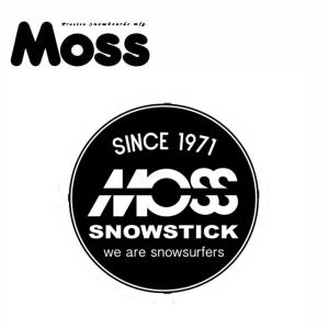 MOSS SNOWSTICK モス スノースティック ステッカー [9] ロゴ