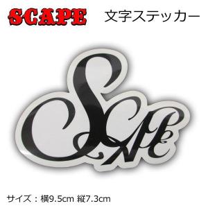 旧モデル SCAPE エスケープ ステッカー6 文字 アウトレット 爆買