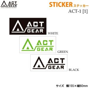 スノーボード ステッカー　ACT GEAR ACT-1 1アクトギア　カッティングステッカー　｜follows