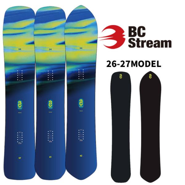 予約 26-27 ビーシーストリーム BC Stream SNOWBOARDS スノーボード RID...