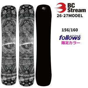 予約 フォローズ限定 26-27 スノーボード ビーシーストリーム BC Stream DP ディーピー 156cm 160cm 平間和徳 パウダー オールラウンド スノボ 板 2026 2027