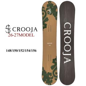予約 26-27 クロージャ スノーボード CROOJA LOCUST ローカスト キャンバー 148cm 150cm 152cm 154cm 156cm 江端翔兵 中川智貴 スノボ 板 2026 2027 爆買