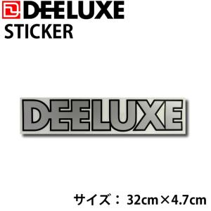 DEELUXE ディーラックス カッティングステッカー Lサイズ 32×4.7cm シール デカール 転写 スノーボード スノボー アクセサリー｜follows