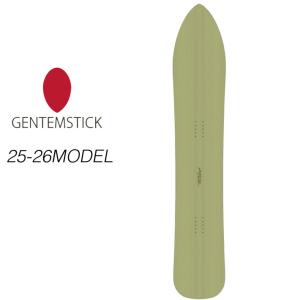 [早期予約] 24-25 ゲンテンスティック GENTEMSTICK T.T 160 160cm TT ティーティー スノーボード パウダーボード フラットキャンバー 板 2024 2025｜follows