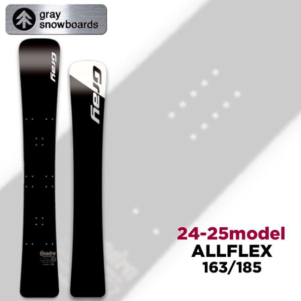 在庫限り 24-25 GRAY SNOWBOARDS グレイ QUADRA クアドラ メンズ 163...
