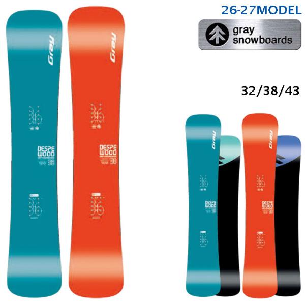 予約 26-27 GRAY DESPERADO WOOD デスペラード ウッド キッズ ユース 13...