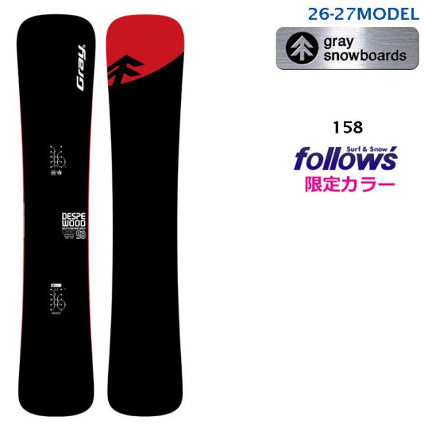 予約 フォローズ45周年記念モデル 26-27 GRAY DESPERADO WOOD デスペラード...