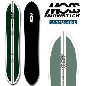 早期予約 24-25 MOSS SNOWSTICK PT58 モス スノースティック ピーティー 158cm POWDER パウダーボード 送料無料 スノーボード スノボ 板 日本正規品｜follows