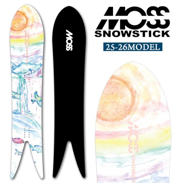 25-26 MOSS SNOWSTICK パウダーボード SW50 モス スノースティック Grap...