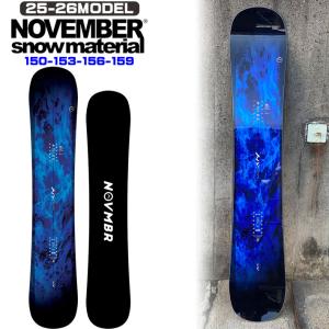 25-26 ノベンバー スノーボード NOVEMBER LIVER TOUR ライバーツアー ノーベンバー メンズ ハーフパイプ スノーボード 板 2025 2026 日本正規品 爆買