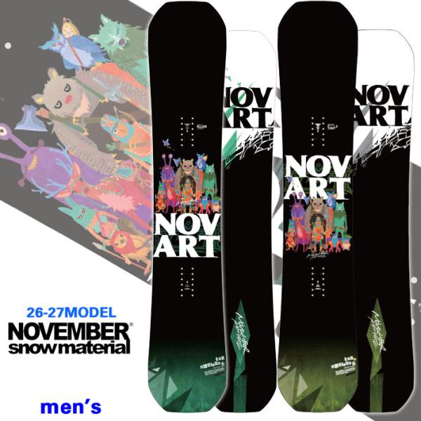 予約26-27 NOVEMBER ノベンバー スノーボード SNOWBOARD ARTISTE アー...