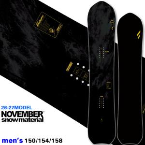 予約 26-27 NOVEMBER ノベンバー スノーボード SNOWBOARD メンズ MOUNTAINFOX マウンテンフォックス 150cm 154cm 158cm ノーベンバー 板 2026 2027 日本正規品