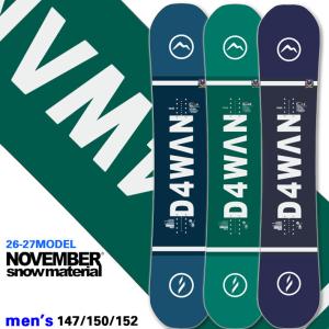 予約 26-27 NOVEMBER ノベンバー スノーボード SNOWBOARD メンズ D4W ディフォー ダブル D FOUR W ノーベンバー スノーボード 板 2026 2027 日本正規品