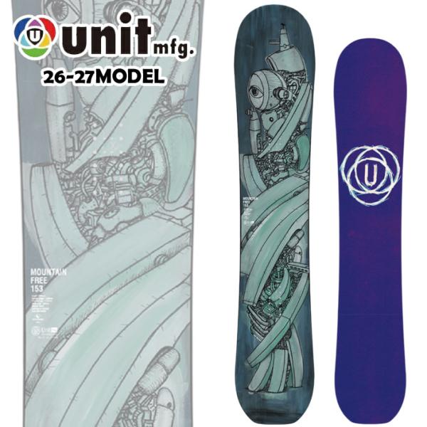 予約 26-27 ユニット スノーボード Unit Mountain Free マウンテンフリー 1...
