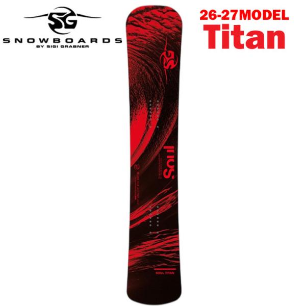 予約 26-27 SG スノーボード エスジー SNOWBOARDS SOUL TITAN 159c...