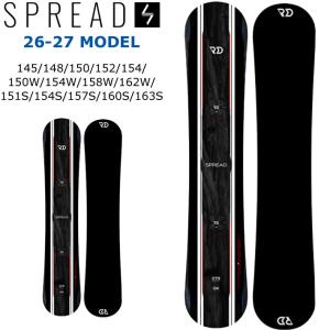 予約 26-27 スプレッド スノーボード SPREAD RD-GX SNOWBOARD アールディージーエックス ワイド 菅谷 佑之介 尾川慎二 プロデュース グラトリ 2026 2027 爆買