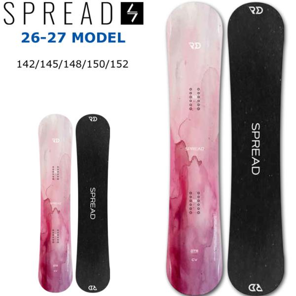 予約 26-27 スプレッド スノーボード SPREAD RD-CV SNOWBOARD アールディ...