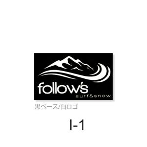 follows 限定ステッカー 四角 山波 プ...の詳細画像1