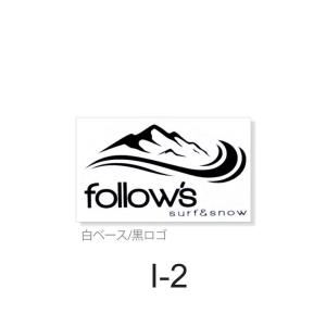 follows 限定ステッカー 四角 山波 プ...の詳細画像2