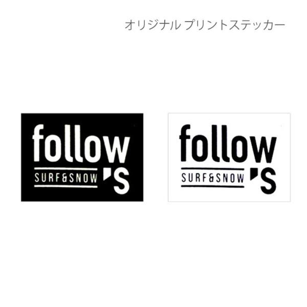 follows 限定ステッカー プリントステッカー シール 四角 アクセサリー 2カラー 80×60...