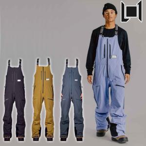 在庫一掃売り尽くしSALE  22-23 L1 エルワン ウェア HURON BIB PANT ヒューロン ビブパンツ つなぎ メンズ スノーボード｜follows