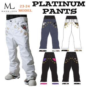 [即出荷] 23-24 MARQLEEN PLATINUM PANTS MQ04501 マークリーン スノーボードウェア プラチナム パンツ ユニセックス  [992／002／990／000／555／991／001]｜follows